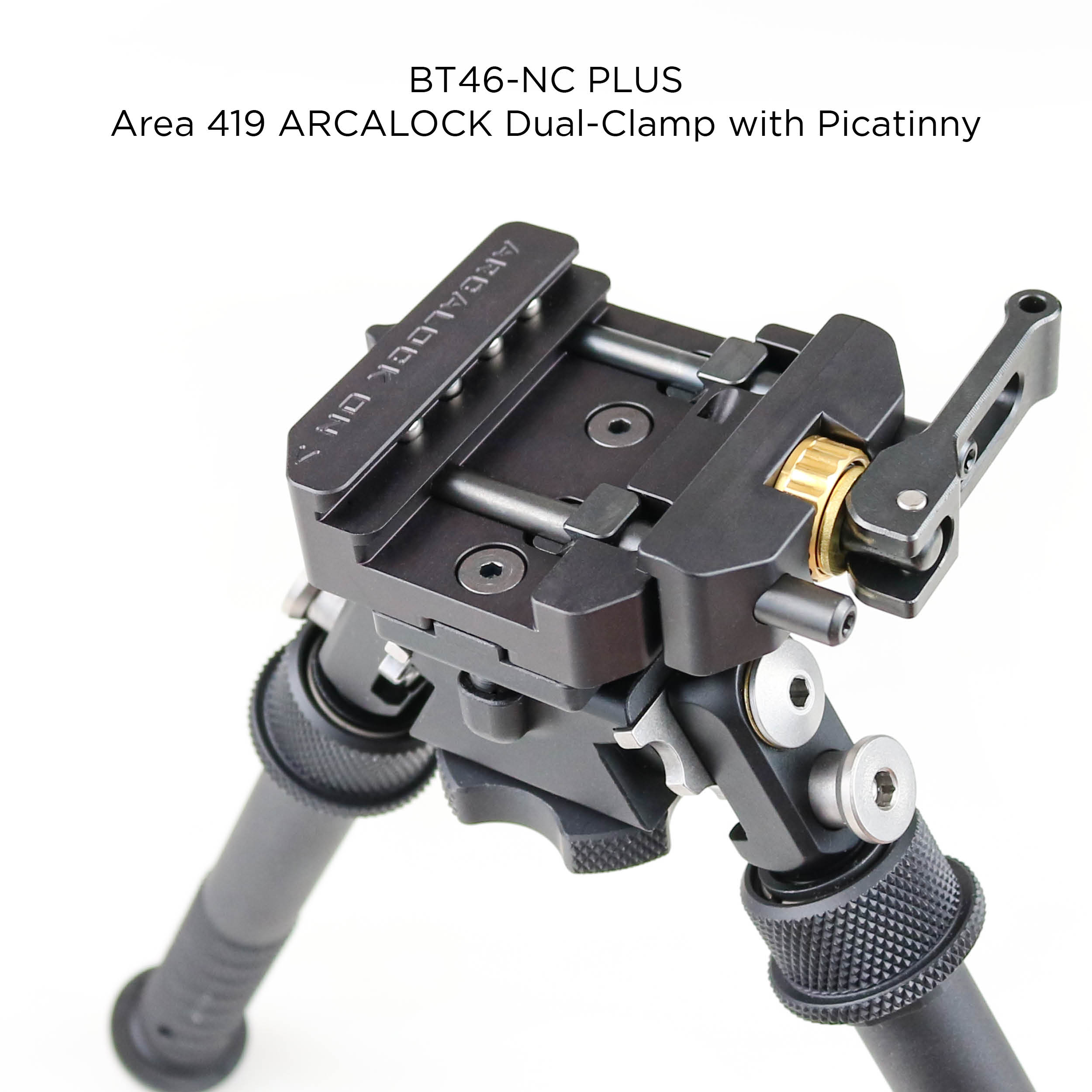 BT46-NC PSR Atlas® Bipod: Standard height No Clamp | B&T Industries