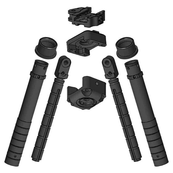 Unassembled Bipod For Web 002 05