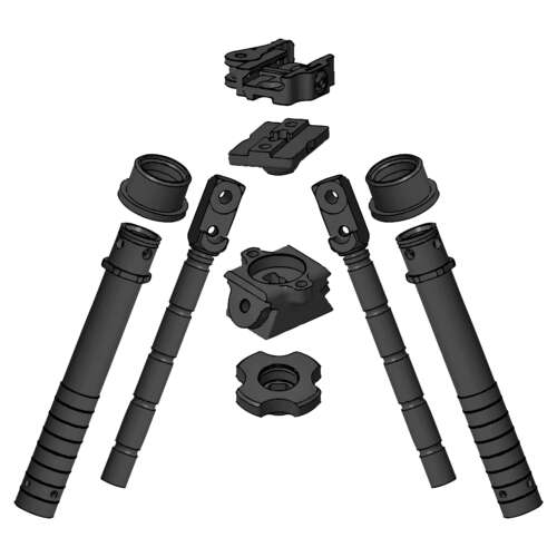 Unassembled Bipod For Web 002 07