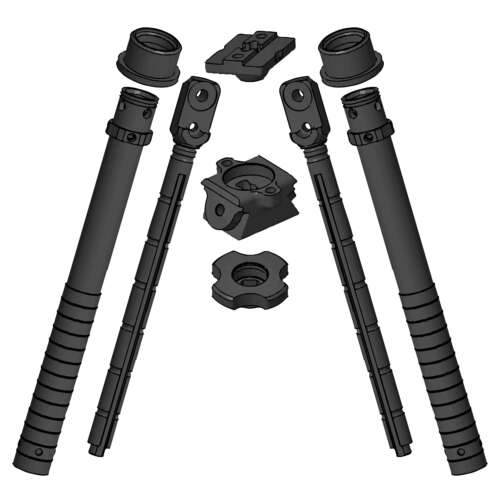 Unassembled Bipod For Web 002 08