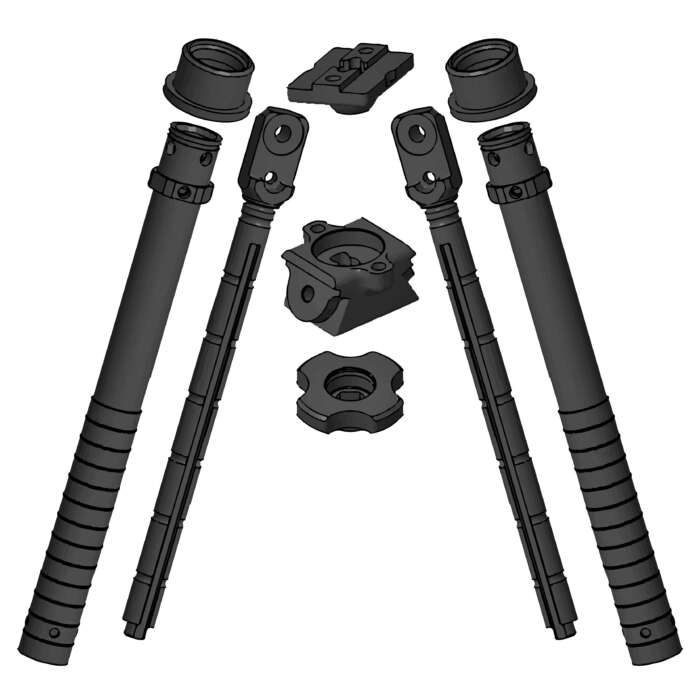 Unassembled Bipod For Web 002 08